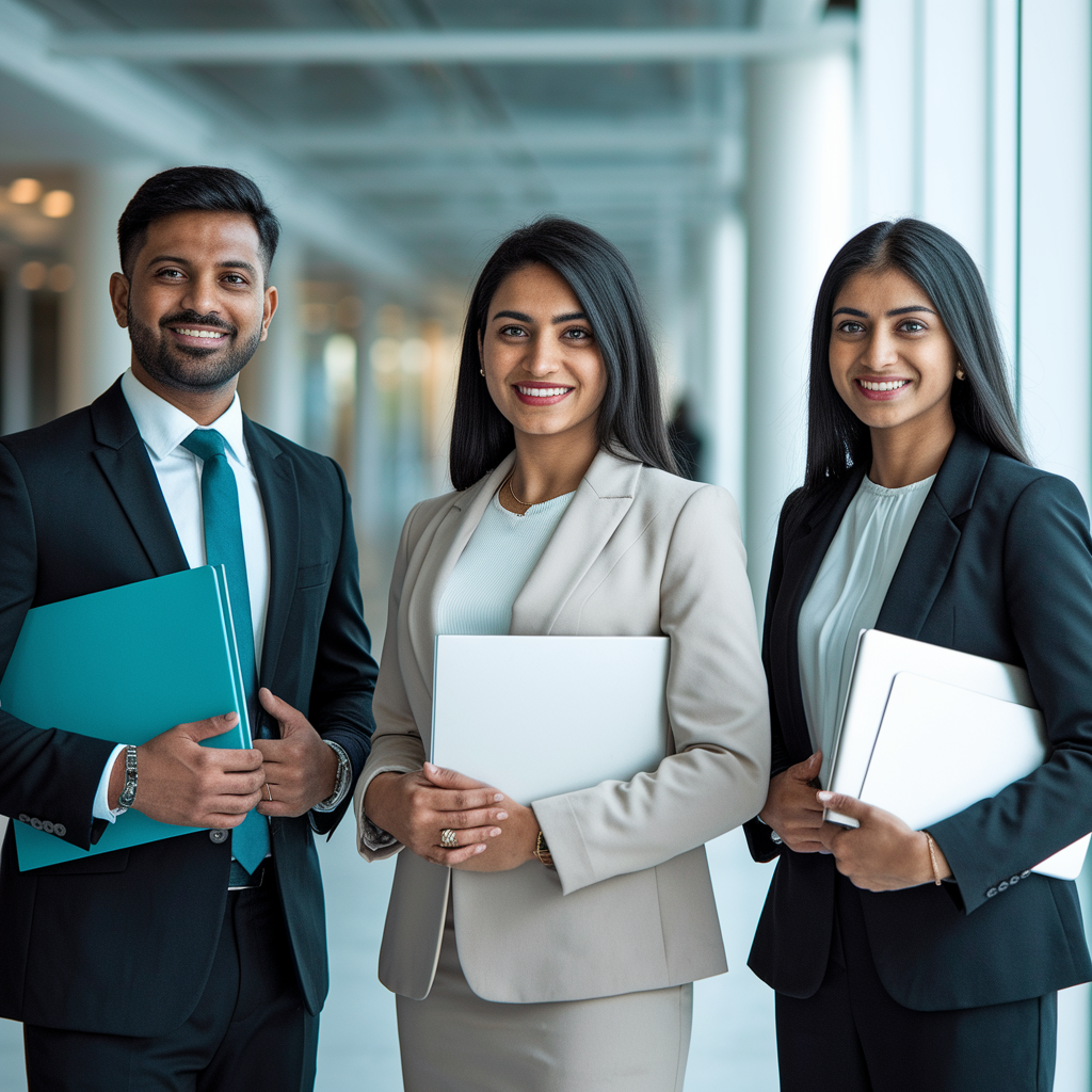 Indian professionals preparing for international careers