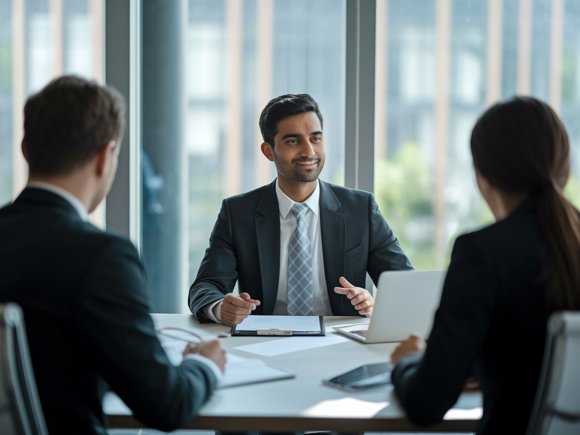 International recruitment interview and professional consultation